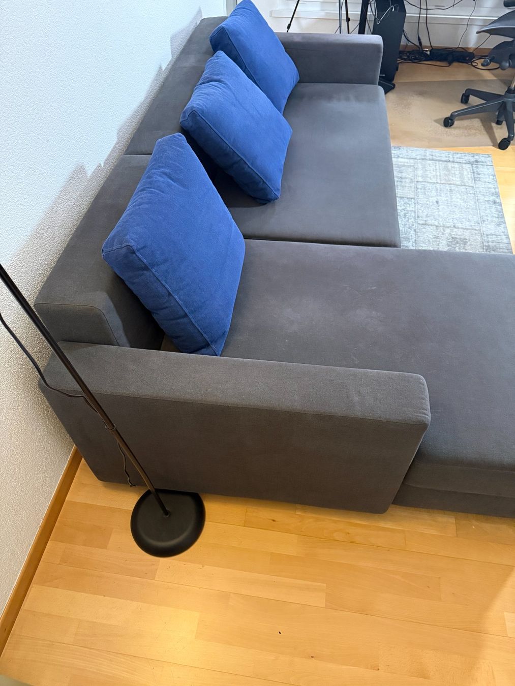 Allnatura Sofas: Allnatura Schlafsofa Loop, Recamiere links, anthrazit – Gebraucht aus Zürich von jan_t5gx 1