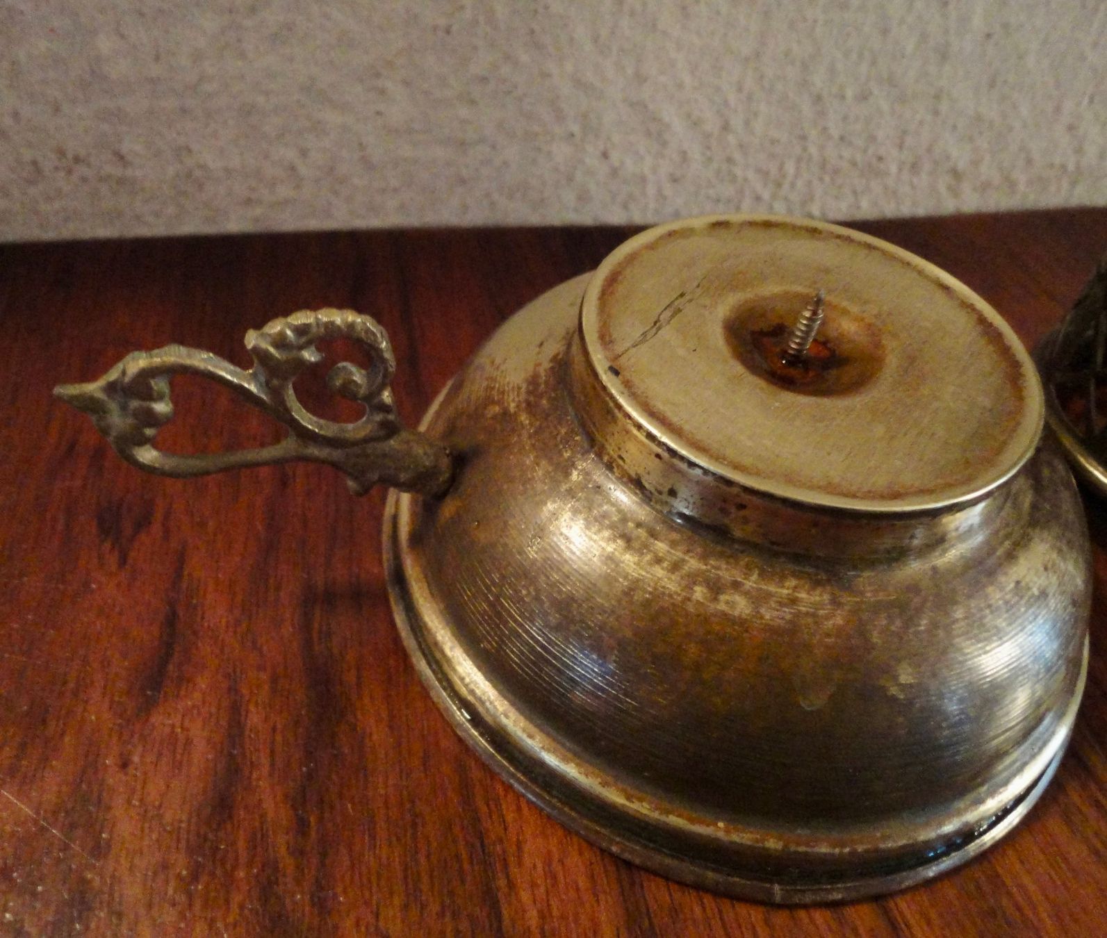 Kerzenständer: Kerzenstànder Messing mit Griff und Deckel. – Gebraucht aus Wädenswil von FILI10 3