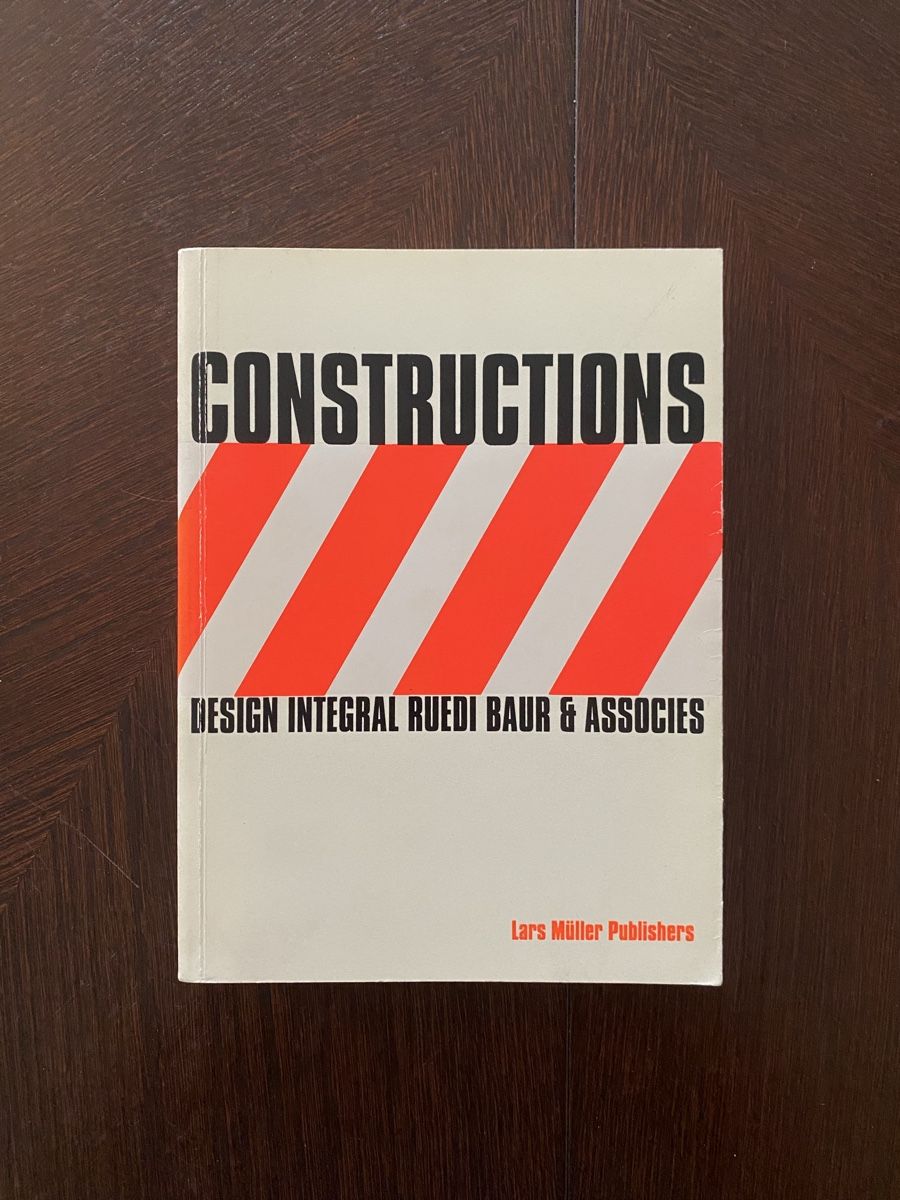 Bücher: Buch Constructions Design, Integral Ruedi Baur  – Gebraucht aus Bern von JaraBu