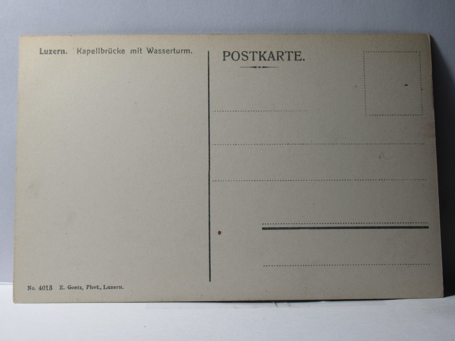 Cartoline postali: Luzern , Kapellbrücke mit Wasserturm – Nuovo (secondo la descrizione) da Grenchen venduto da Bluemchen1900 1