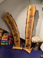 Sternenbretter beleuchtet für Advent