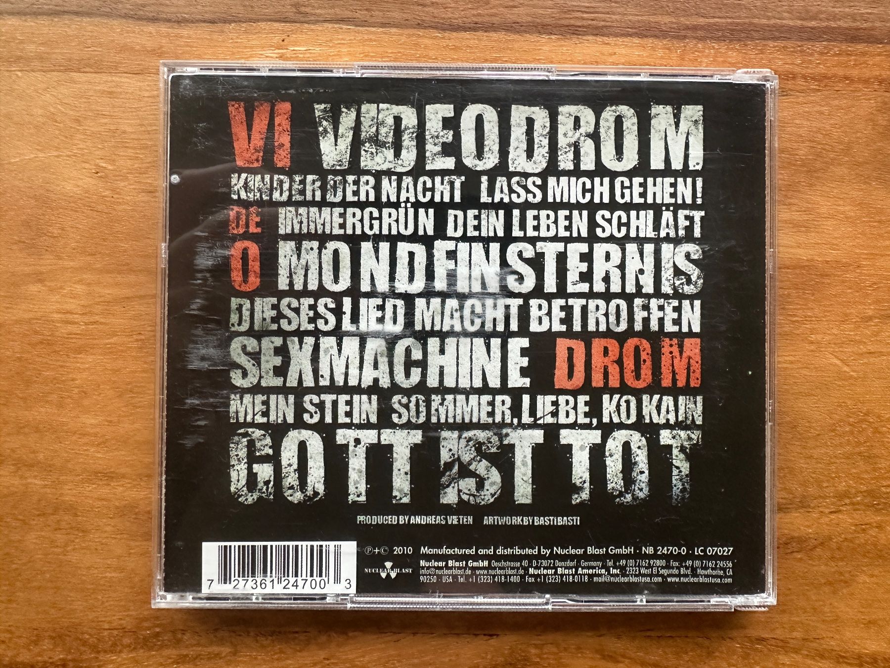 CD: Callejon Videodrom CD Limited Edition 2CDs - 2. CD Höhrbuch – Usato da Horgen venduto da flyingpenguin2000 3