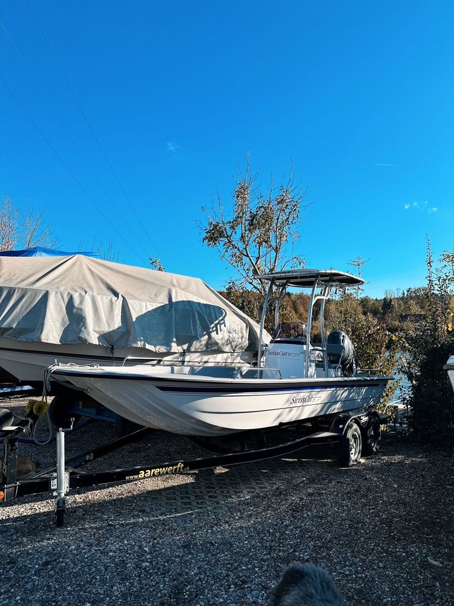 Yamaha Boote: Mororboot Swiss Cat 21 mit 100PS Yamaha – Neu (gemäss Beschreibung) aus Solothurn von Eduka72