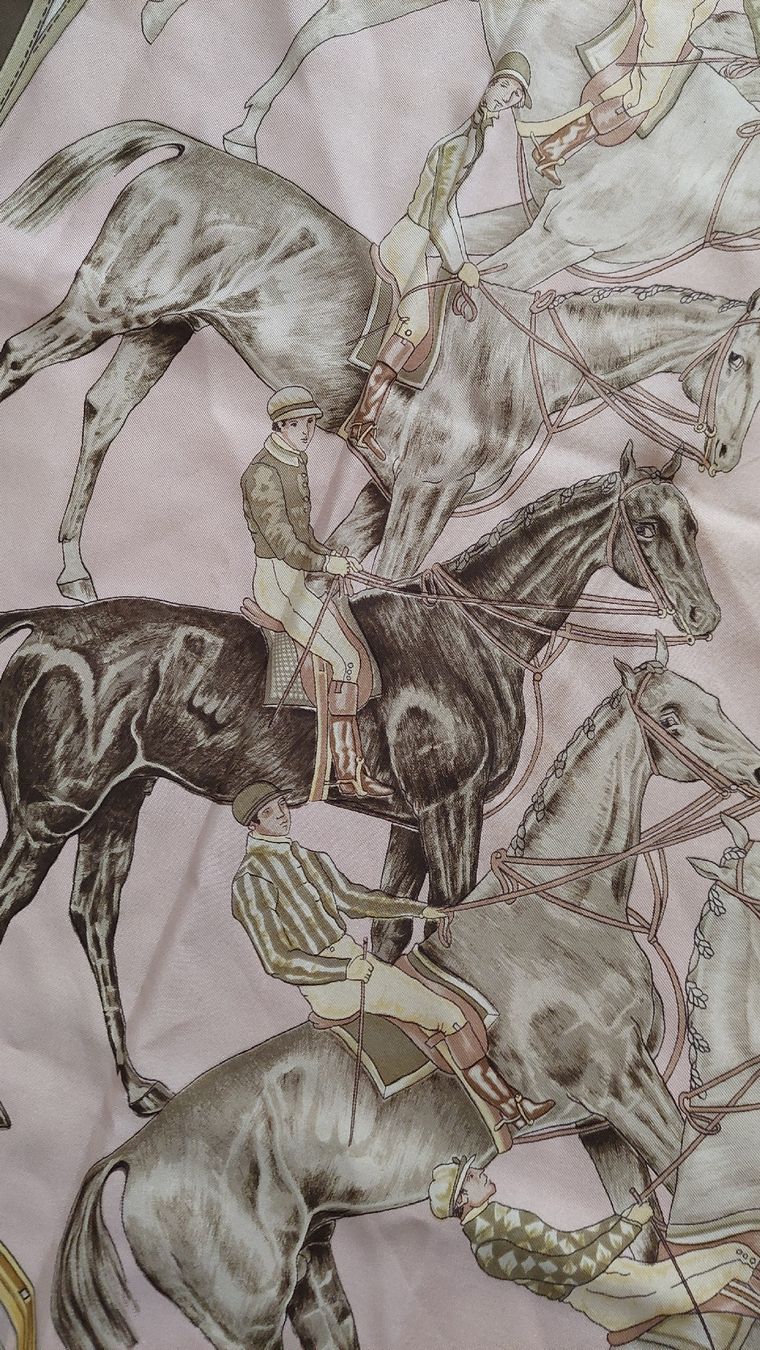 Hermès Foulard & Sciarpe: Hermès scarf 90x90 Ascot 1831 – Usato da Lausanne venduto da l0ok0co0l 1