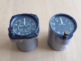 2x sowjetische Flugzeug-Höhenmesser "ВЫСОТА", Vintage, UdSSR