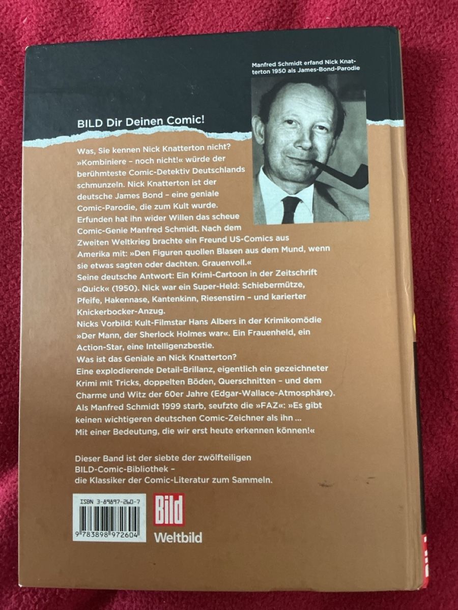 Fumetti: Manfred Schmidt Nick Knatterton Band 7 Comic Buch – Usato da Honau venduto da sams09 1