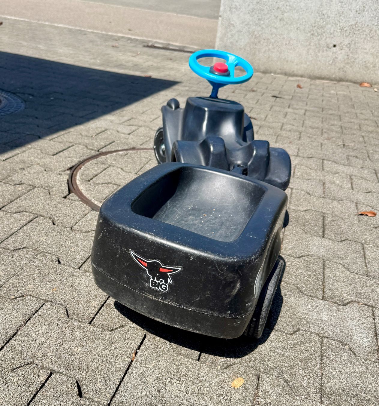 Big Veicoli per bambini: Bobby Car mit Angänger schwarz – Usato da Reichenburg venduto da bibo222 4