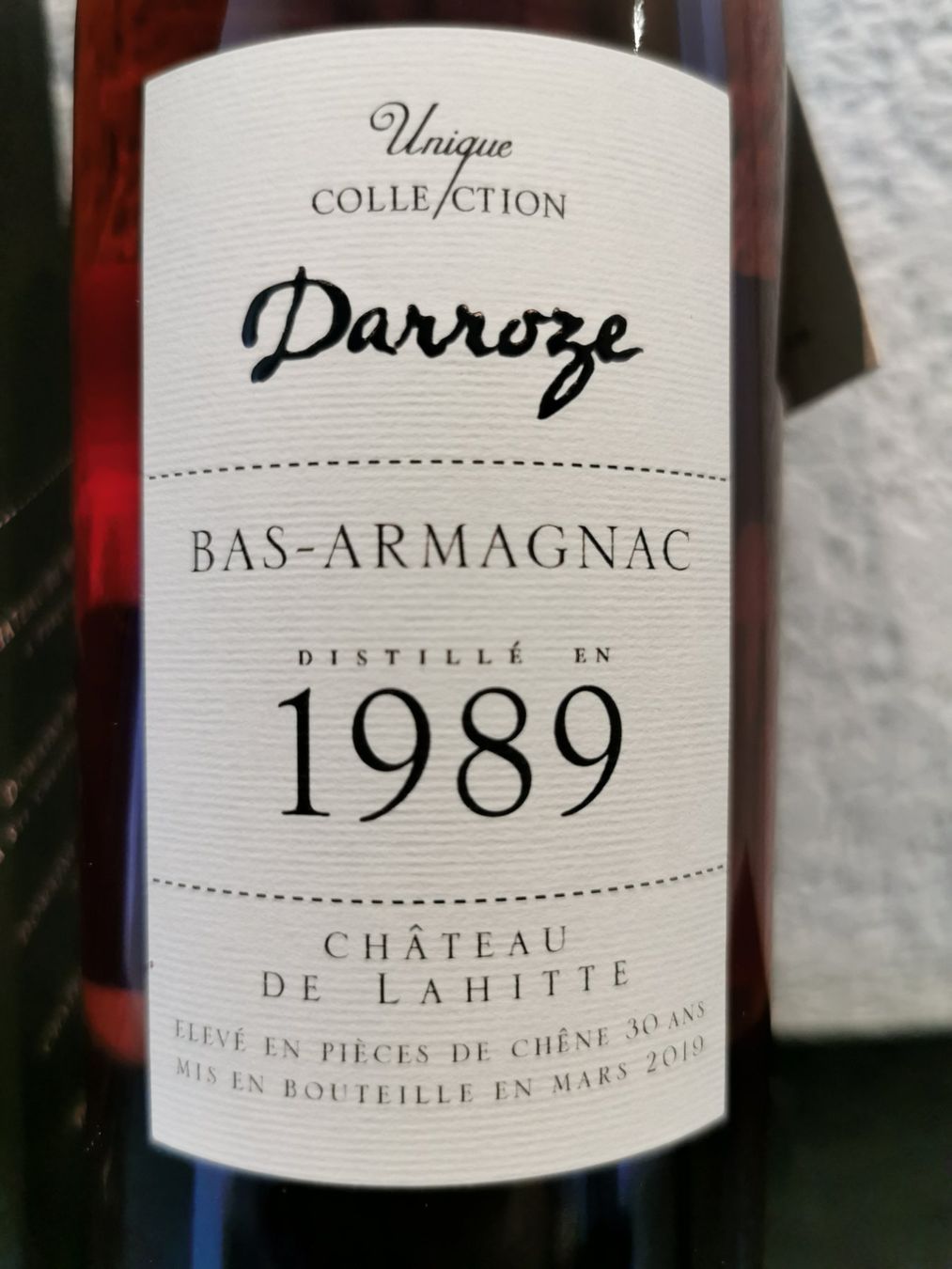Bevande alcoliche: Bas Armagnac AOC Darroze 1989 - 30ans – Nuovo e nell'imballaggio originale da Yverdon-les-Bains venduto da lalolo64 2