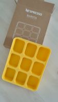 Nespresso Eiswürfelform Barista Ice Tray  gelb *NEU*