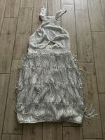 SEXY PAIETTEN KLEID SILBER GRÖSSE S