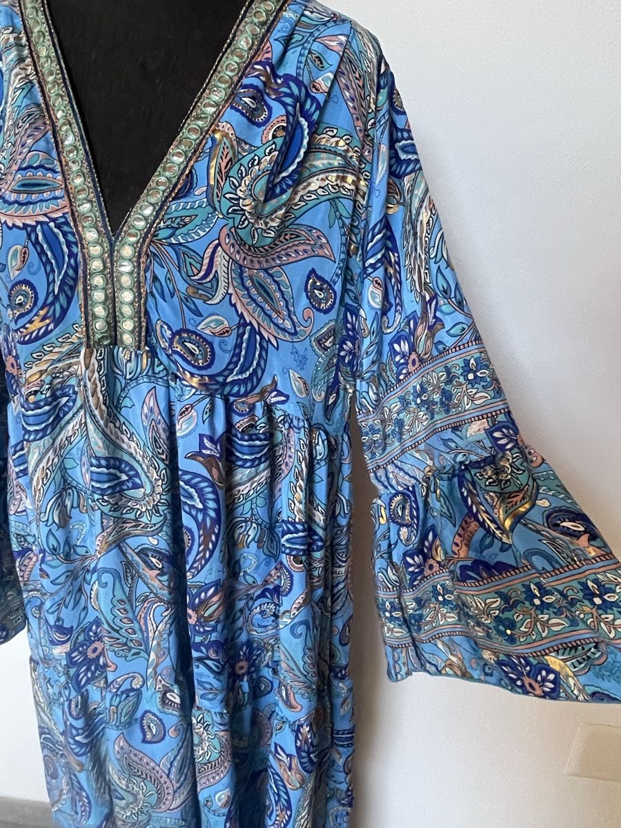 Vestiti: Boho Maxikleid aus Kunstseide – Nuovo (secondo la descrizione) da Sigriswil venduto da ck56 3