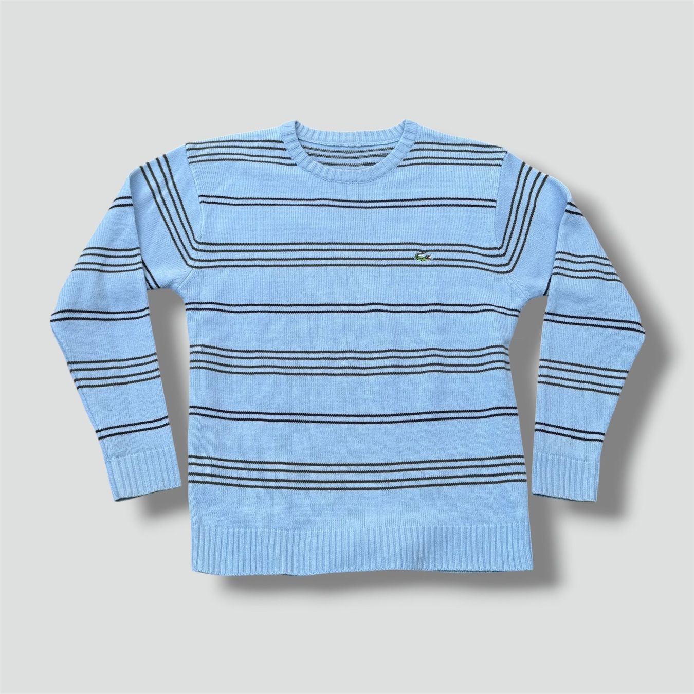 Lacoste Maglioni & Felpe: Lacoste vintage striped knit sweater no label strickpullover – Usato da St. Gallen venduto da sourced_limited