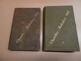 Chemiker - Kalender 1882 und 1897