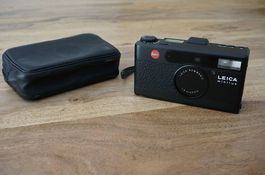 Leica Minilux schwarz Summarit 40mm f2.4 Neuwertiger Zustand