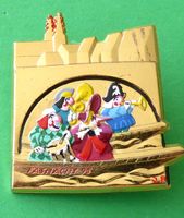 Basler Fasnachtsplakette Gold  farbig 1995