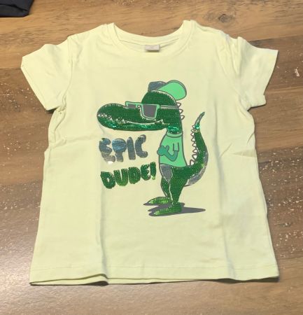T-Shirt Krokodil-Motiv, Gr. 110