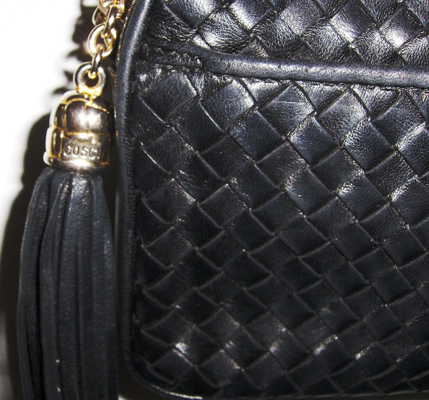 Borse da donna: Elegante schwarze Ledertasche geflochten COSCI – Usato da Dübendorf venduto da alracfo 3