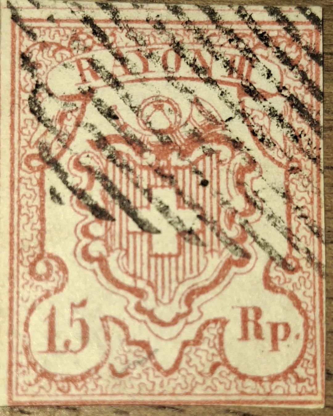 Tutti i francobolli: Rayon Nr. 20 Typ 6  – Usato da Balgach venduto da SIMEON27