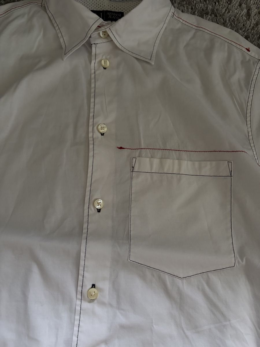 Armani Camicie: Armani Jeans White Shirt - Size L – Nuovo (secondo la descrizione) da Brislach venduto da edu_t6pq 2