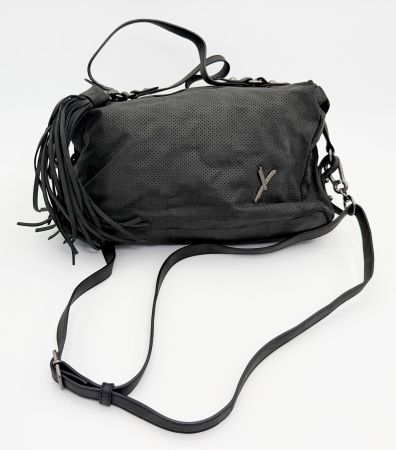 Schwarze Suri Frey Handtasche mit Fransen - Top Zustand!