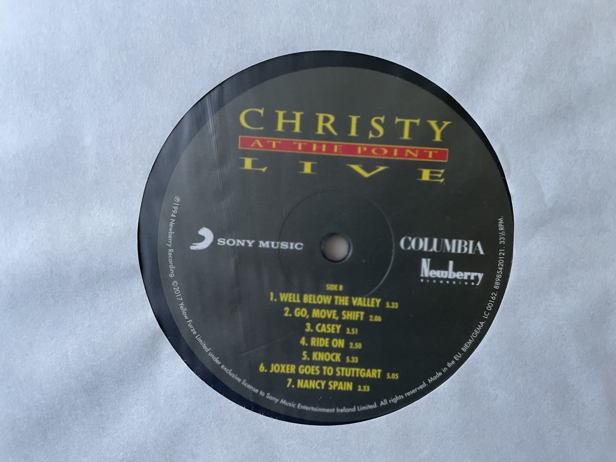 Dischi in vinile: Christy Moore - Live at the Point - Vinyl LP – Usato da Olten venduto da Bluespapst 2