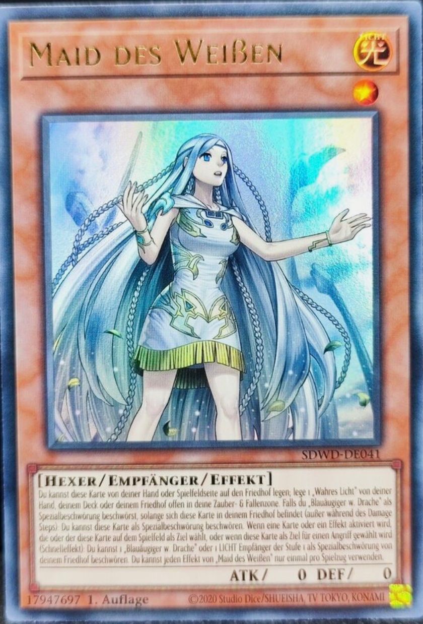Yugioh Carte collezionabili: YuGiOh Maid des Weissen – Usato da Altstätten SG venduto da ChangeMaker