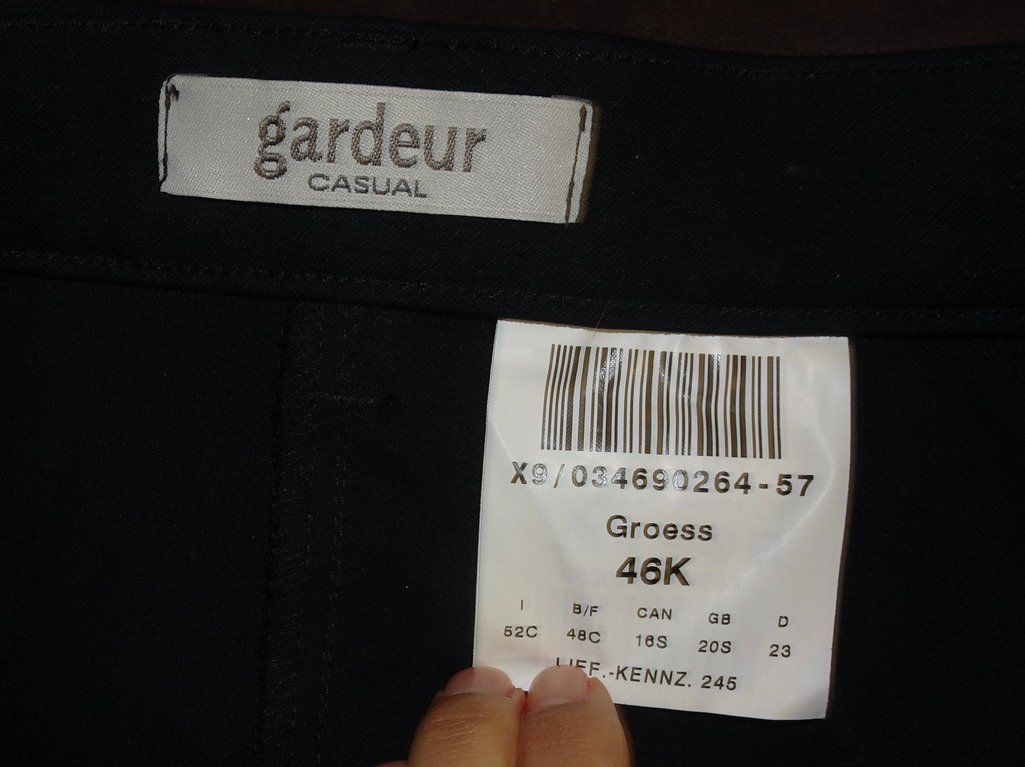 Pantaloni: Pantalon noir Gardeur – Nuovo (secondo la descrizione) da Châtelaine venduto da Gio54321 5