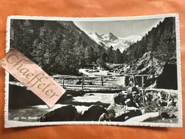 1942  Im Rosegtal, Pontresina Engadin mit Marke