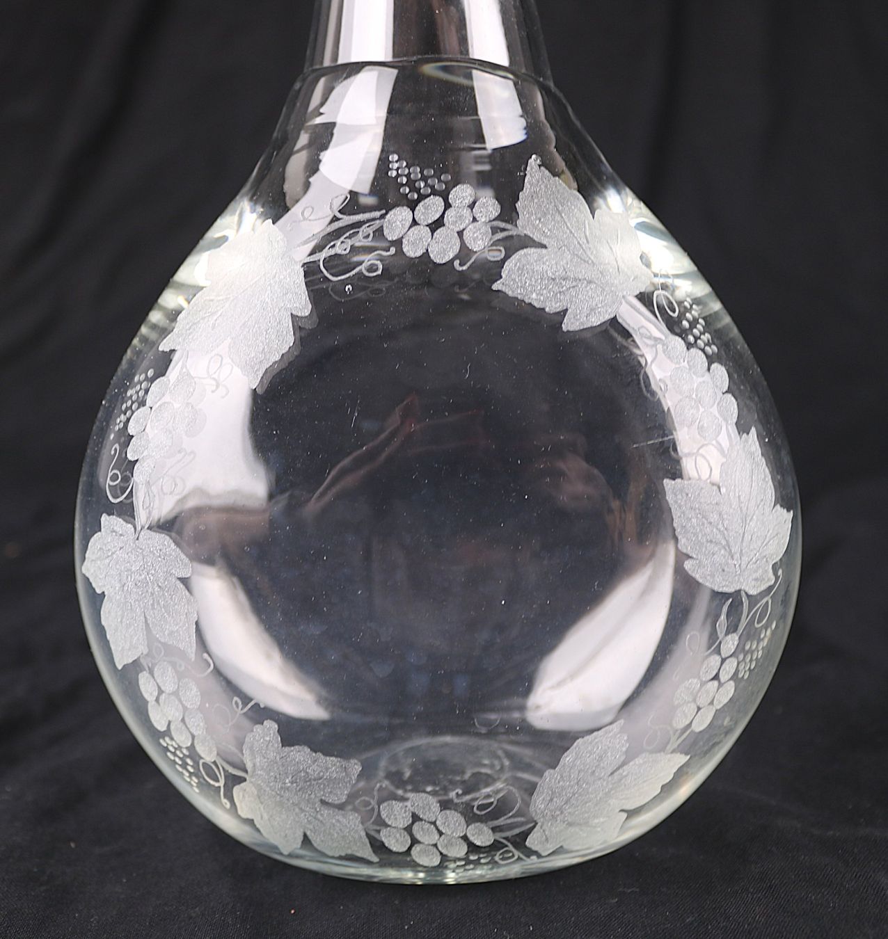 Carafes: Glaskaraffe mit Weinranken – D'occasion à Volketswil par brockipfannenstil 4