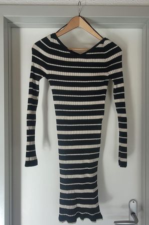 H&M ribbed bodycon dress