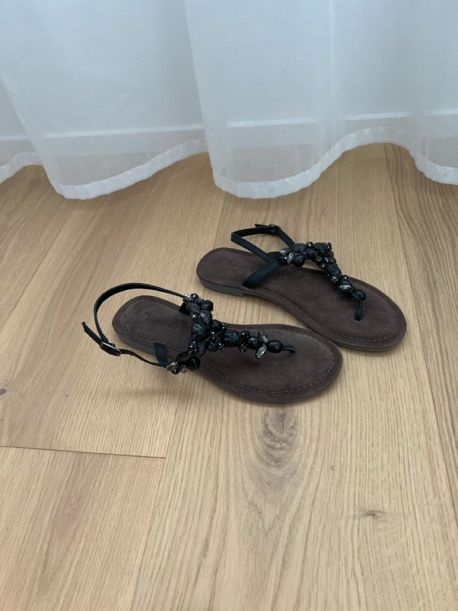 Tamaris Scarpe da donna: Sandalen Tamaris Grösse 39 schwarz – Nuovo (secondo la descrizione) da Röschenz venduto da caarmeeliinaaa