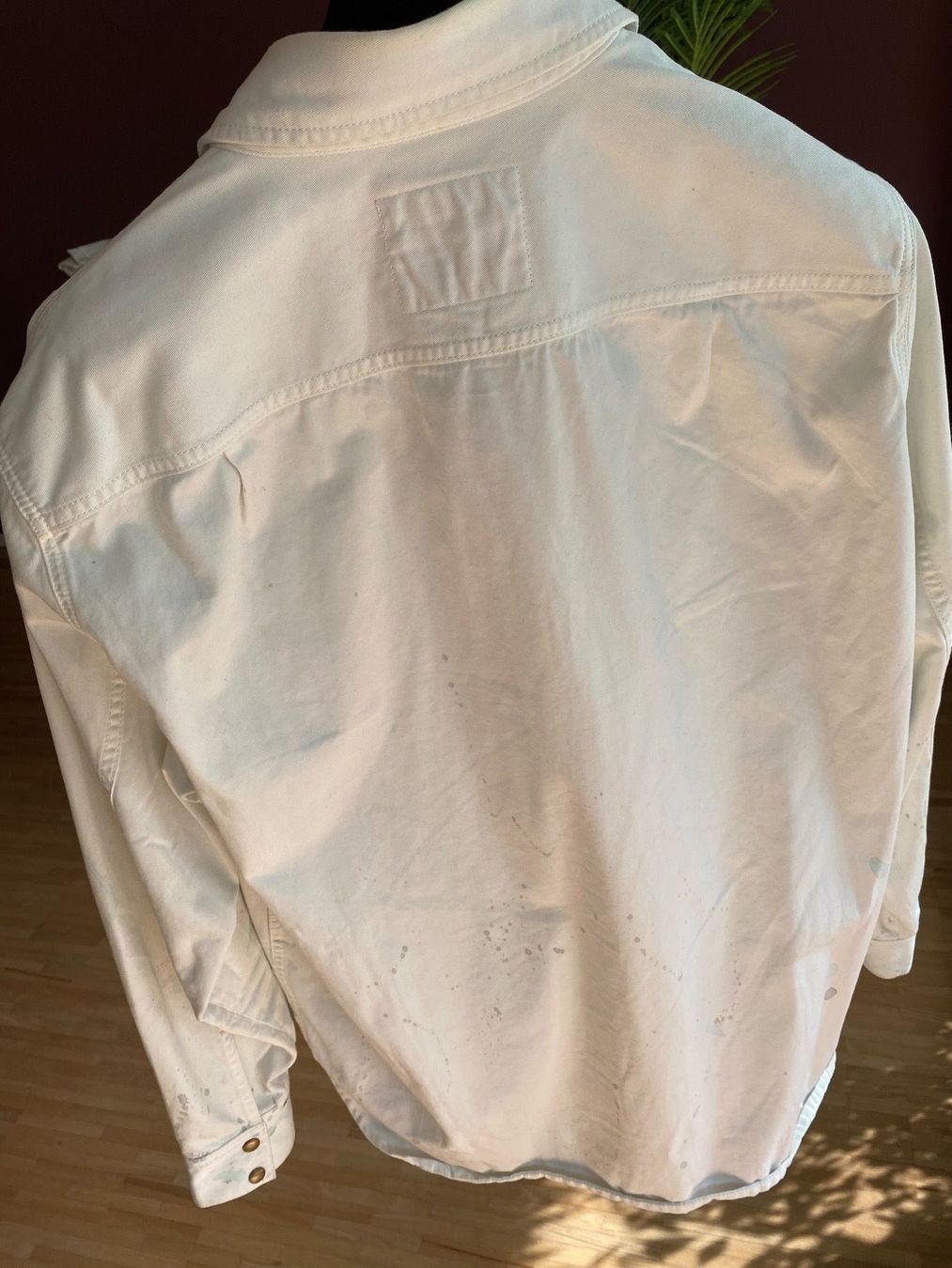 Giacche: Acne Studios Paint-Splattered Cotton Oversized Shirt – Usato da Winterthur venduto da ivan12891 2