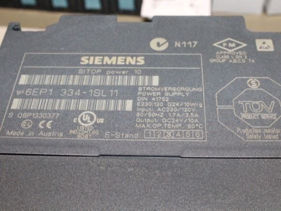 Wechselrichter: Siemens SITOP Power10 6EP1334-1 SL 11 – Gebraucht aus Balsthal von mtwd 1