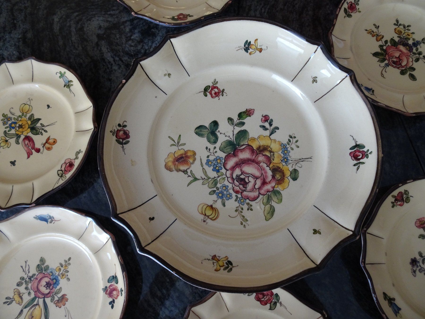 Set di piatti: seltenes altes " Luzerner Keramik"  -Geschirr-Set – Usato da Vitznau venduto da Mina60 8
