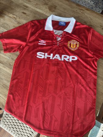 Maillot Gardien Manchester United 1997/98 - Umbro Taille S Vert - Adulte
