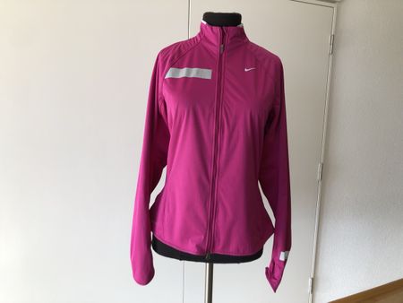 Nike Sportjacke Pink Softshell Atmungsaktiv Gr L