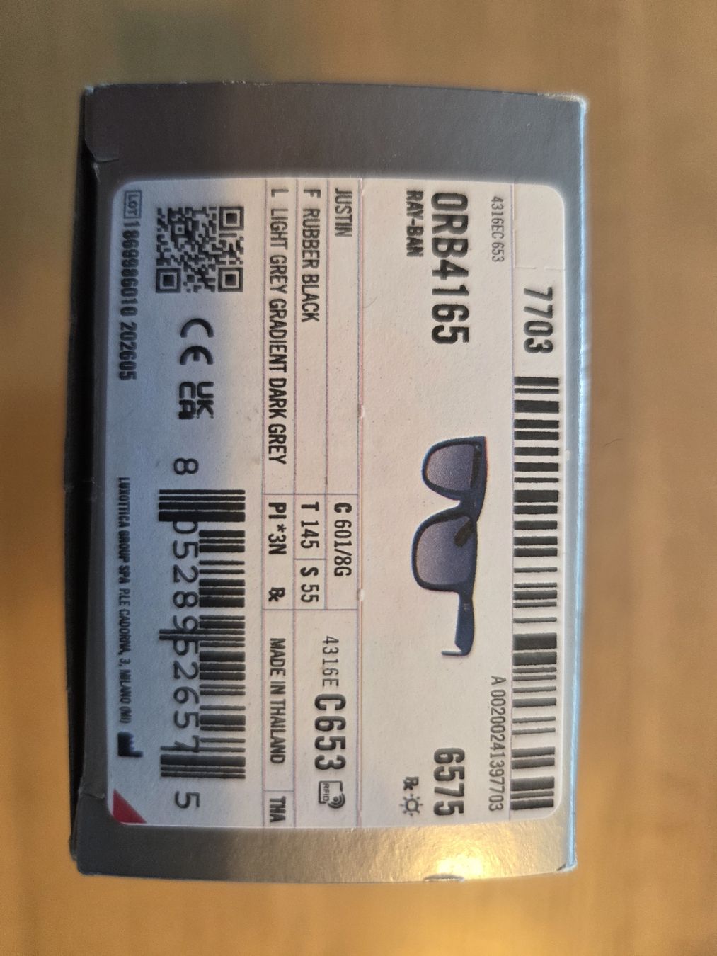 Ray-Ban Occhiali & Lenti: Rayban Justin Sonnenbrille – Nuovo e nell'imballaggio originale da Lufingen venduto da Bribru0 1