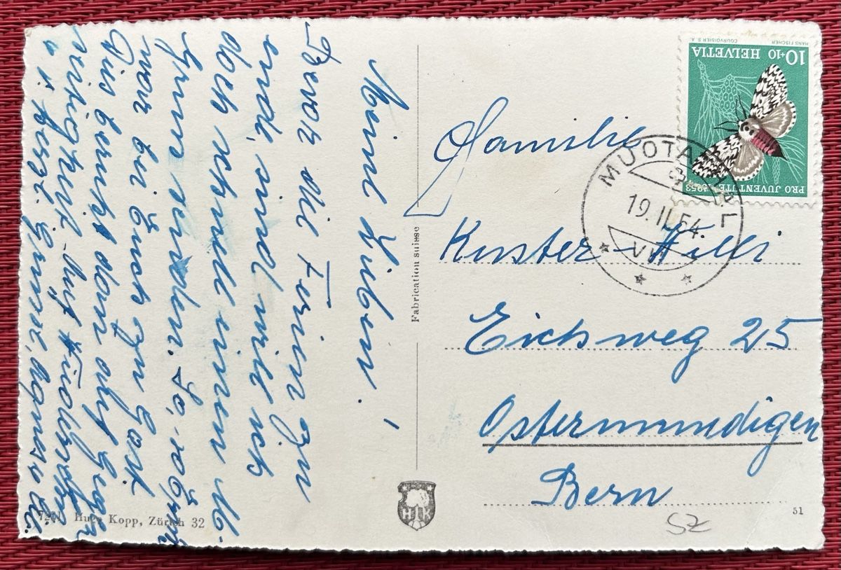 Cartoline postali: AK Muotathal  – Usato da Horw venduto da Tellbub 1
