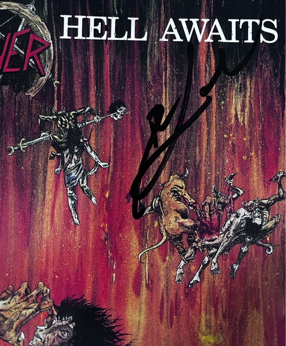 CD: Signierte Slayer Dave Lombardo signed Hell awaits – Usato da Zürich venduto da Tyler1983 1