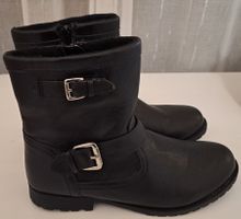 Bottes Bottines T41 noires état neuf