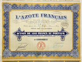 L'Azote Français SA, Paris - 1930