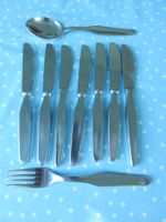 Besteck Set Edelstahl Messer Gabel Löffel Vintage Roneusil