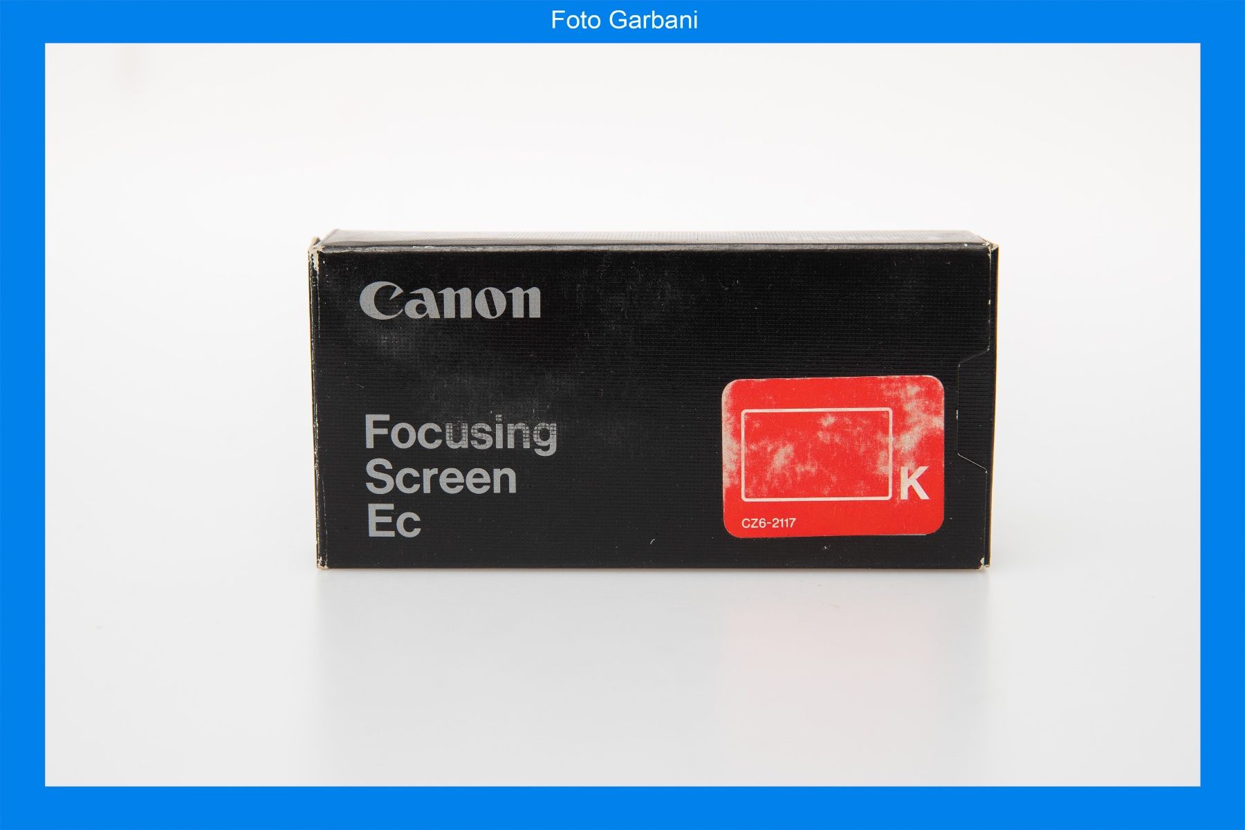 Fotocamera: Canon focusing screen Ec K – Usato da Muralto venduto da FotoGarbani