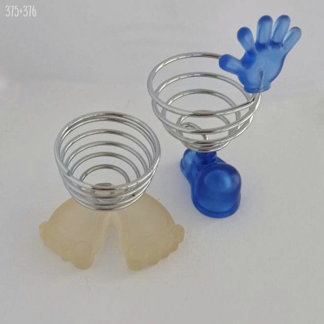 Altre Stoviglie: Edelstahl Eierbecher Hand und Füsse – Usato da Dietikon venduto da Magi2