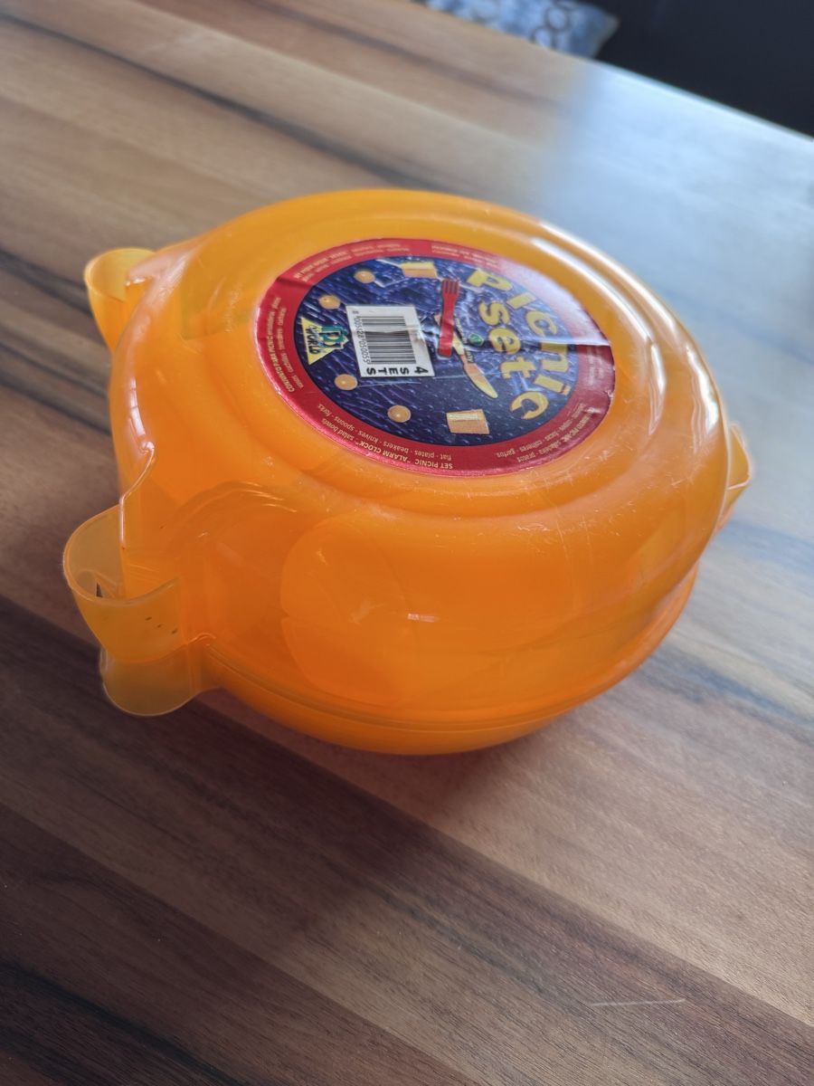Set di piatti: Picknick-Set, orange – Usato da Rothenburg venduto da Chance777 2