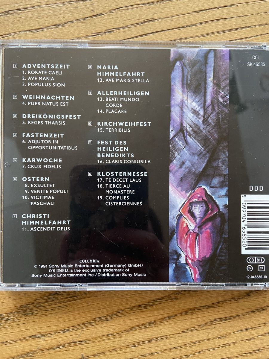 CD: Gregorianische Gesänge CD, Stimmen der Stille – Usato da Rothenburg venduto da schmettervogel 1