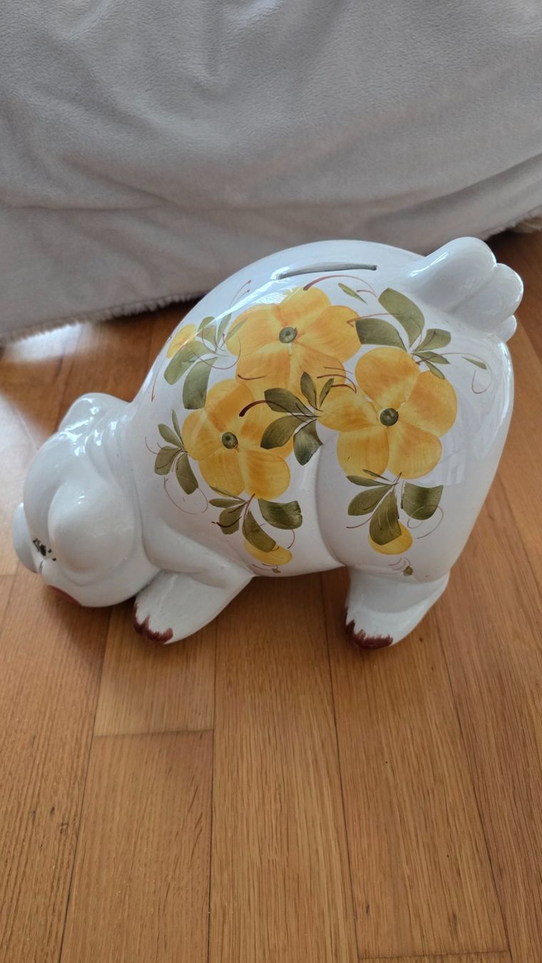 Spardosen: Sparschwein "Frühlingsblume" – Gebraucht aus Rafz von Domimir 2