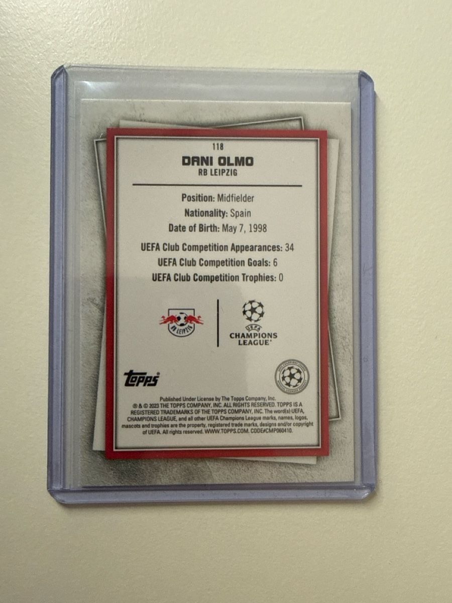 Topps Carte collezionabili: Dani Olmo, Rb Leipzig, Topps Superstars  – Usato da Bäretswil venduto da pu0_7rmv 1