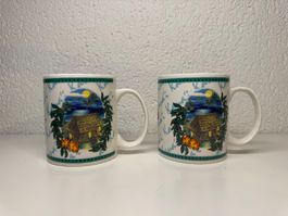 2 Tassen von Hilo Hattie Store of Hawaii Sammeltasse