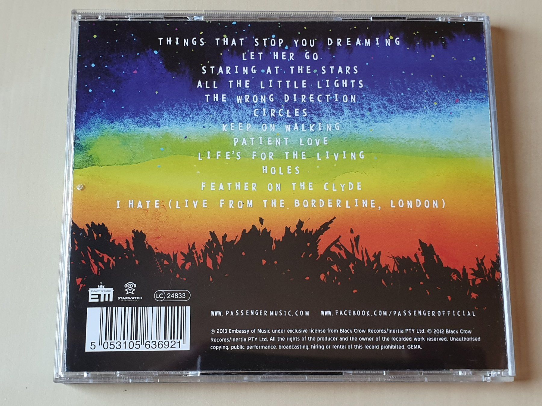 CDs: Passenger All the little Lights – Gebraucht aus Stansstad von collectorsshop 1
